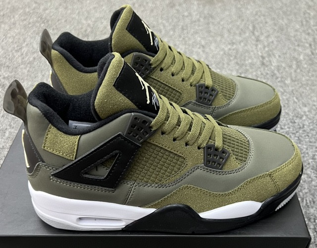 Air Jordan 4 Retro Olive Canvas